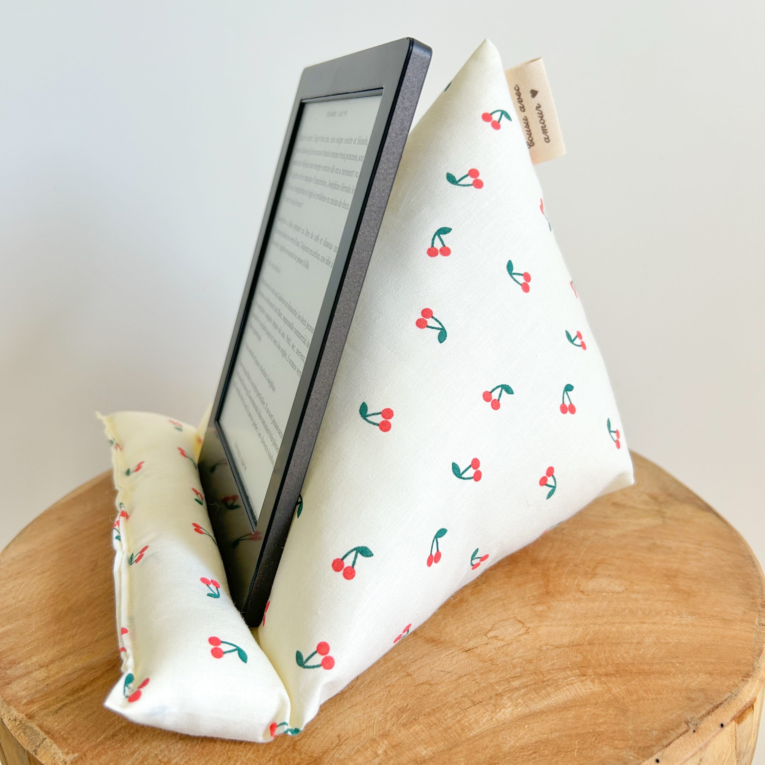 Coussin liseuse Cerises